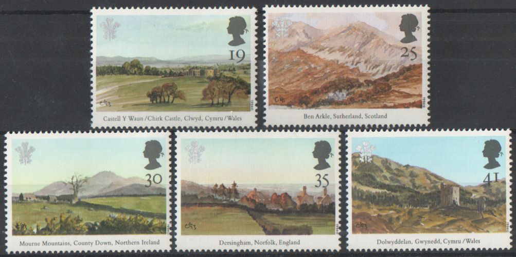 SG1810 / 14 1994 Prince Of Wales Paintings unmounted mint set of 5