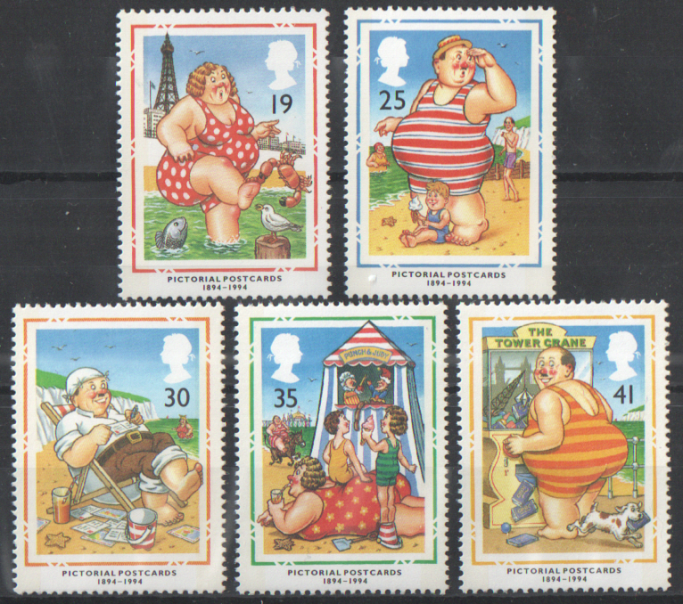 SG1815 / 19 1994 Picture Postcards unmounted mint set of 5
