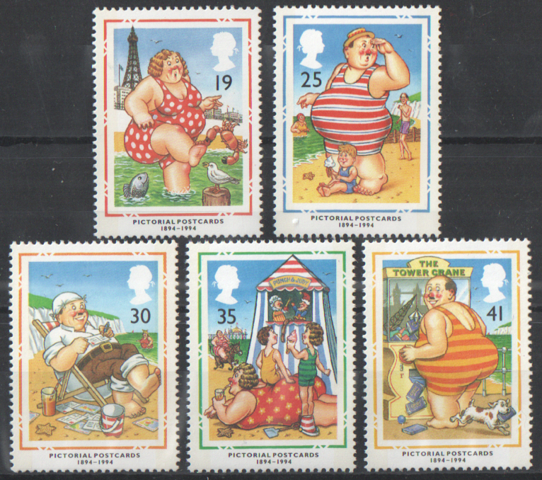 (image for) SG1815 / 19 1994 Picture Postcards unmounted mint set of 5 - Click Image to Close