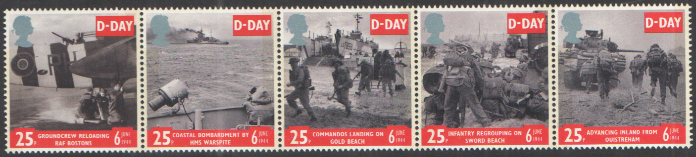 (image for) SG1824 / 28 1994 D-Day 50th Anniversary unmounted mint set of 5