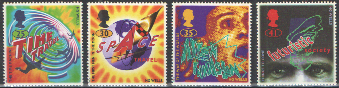 (image for) SG1878 / 81 1995 Science Fiction unmounted mint set of 4