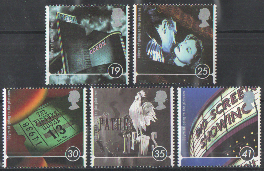 (image for) SG1920 / 24 1996 Century of Cinema unmounted mint set of 5 - Click Image to Close