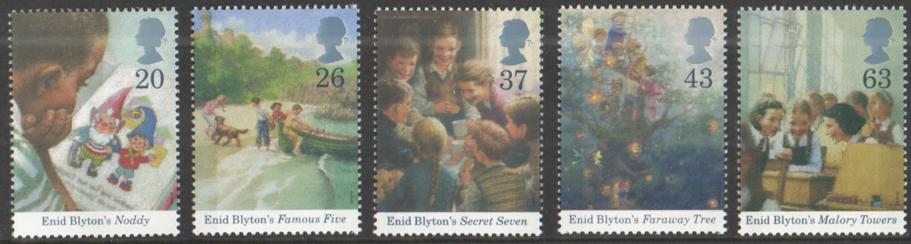 (image for) SG2001 / 05 1997 Enid Blyton unmounted mint set of 5