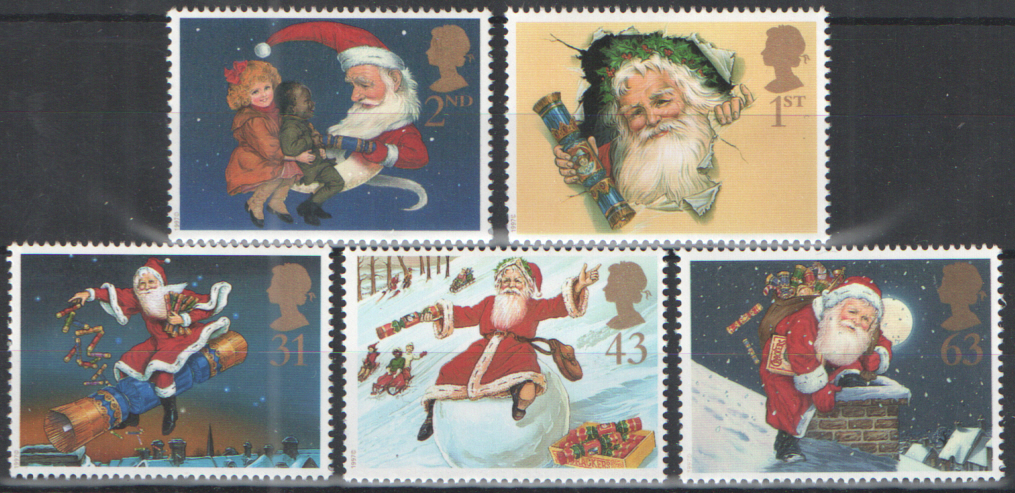 (image for) SG2006 / 10 1997 Christmas unmounted mint set of 5 - Click Image to Close
