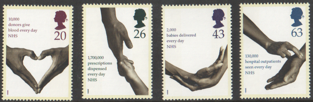 (image for) SG2046 / 49 1998 National Health Service unmounted mint set of 4