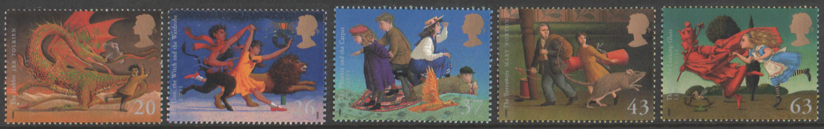 (image for) SG2050 / 54 1998 Children's Fantasy Novels unmounted mint set of 5 - Click Image to Close