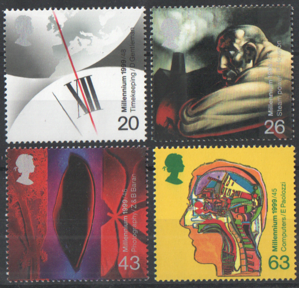 (image for) SG2069 / 72 1999 Inventors' Tale unmounted mint set of 4 - Click Image to Close