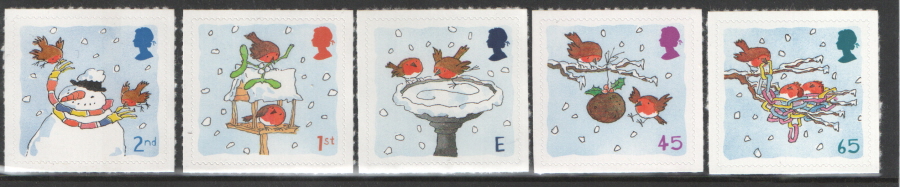 (image for) SG2238 / 42 2001 Christmas unmounted mint set of 5 - Click Image to Close