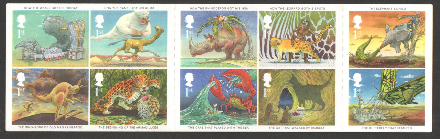 (image for) SG2243 / 52 2002 Rudyard Kipling unmounted mint set of 10 - Click Image to Close