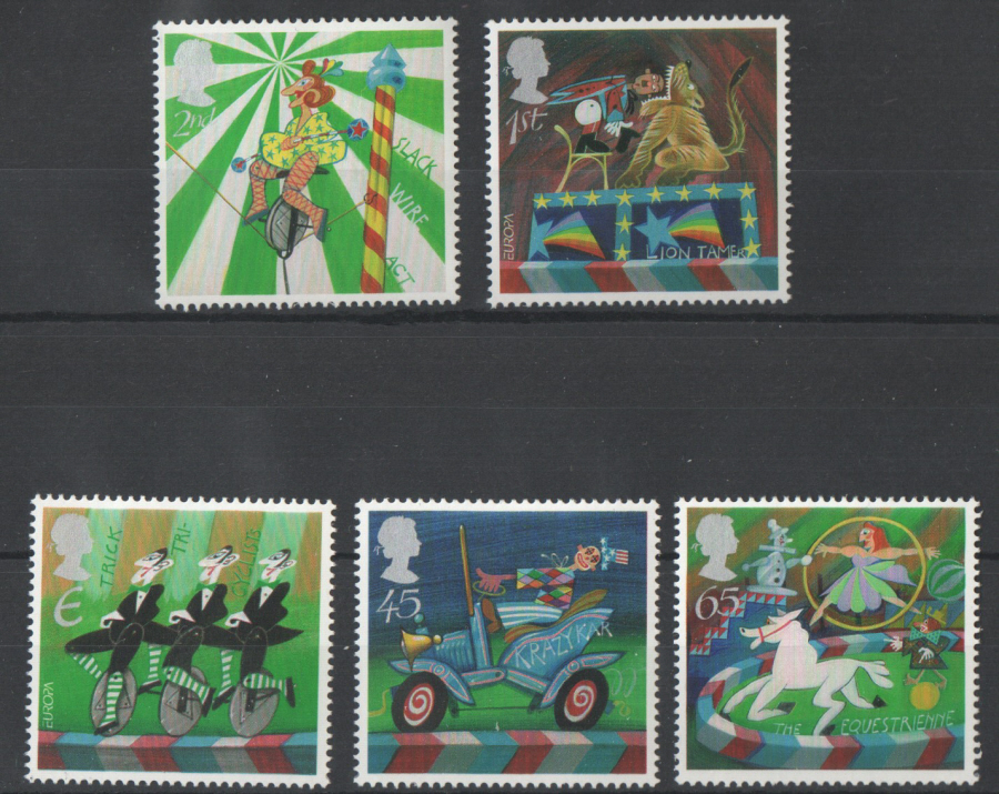 (image for) SG2275 / 79 2002 Circus unmounted mint set of 5 - Click Image to Close