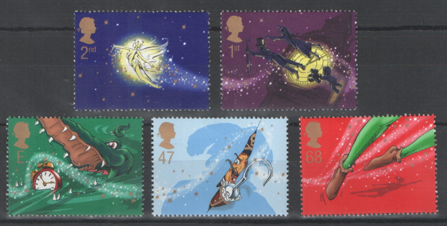 (image for) SG2304 / 08 2002 Peter Pan unmounted mint set of 5