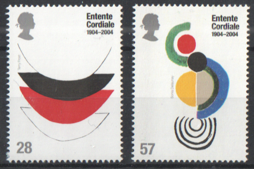 (image for) SG2446 / 47 2004 Entente Cordiale unmounted mint set of 2 - Click Image to Close