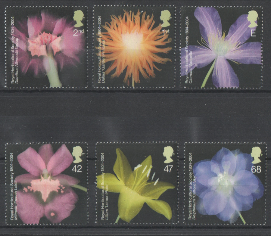 (image for) SG2456 / 61 2004 Royal Horticultural Society unmounted mint set of 6