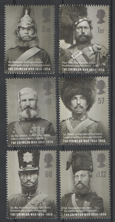 (image for) SG2489 / 94 2004 Crimean War unmounted mint set of 6