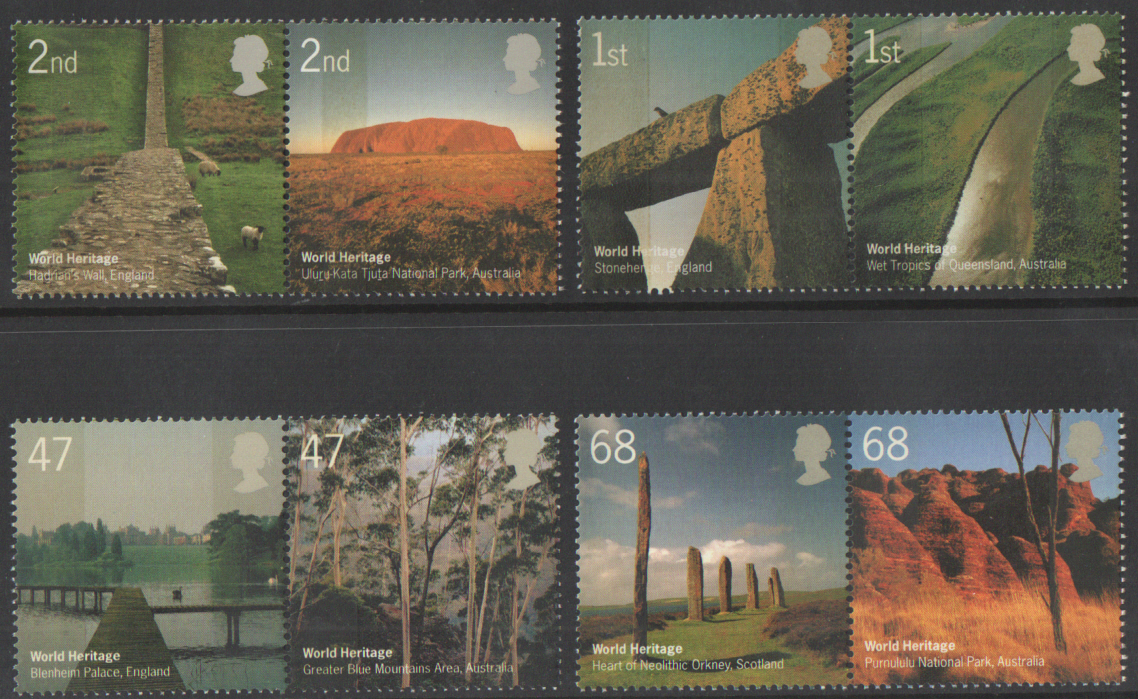 (image for) SG2532 / 39 2005 World Heritage Sites unmounted mint set of 8 - Click Image to Close