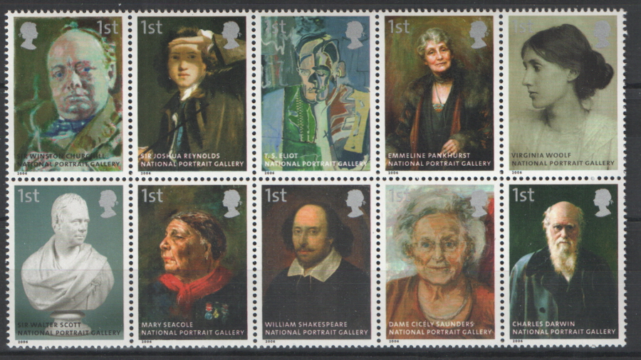 (image for) SG2640 / 49 2006 National Portrait Gallery unmounted mint set of 10