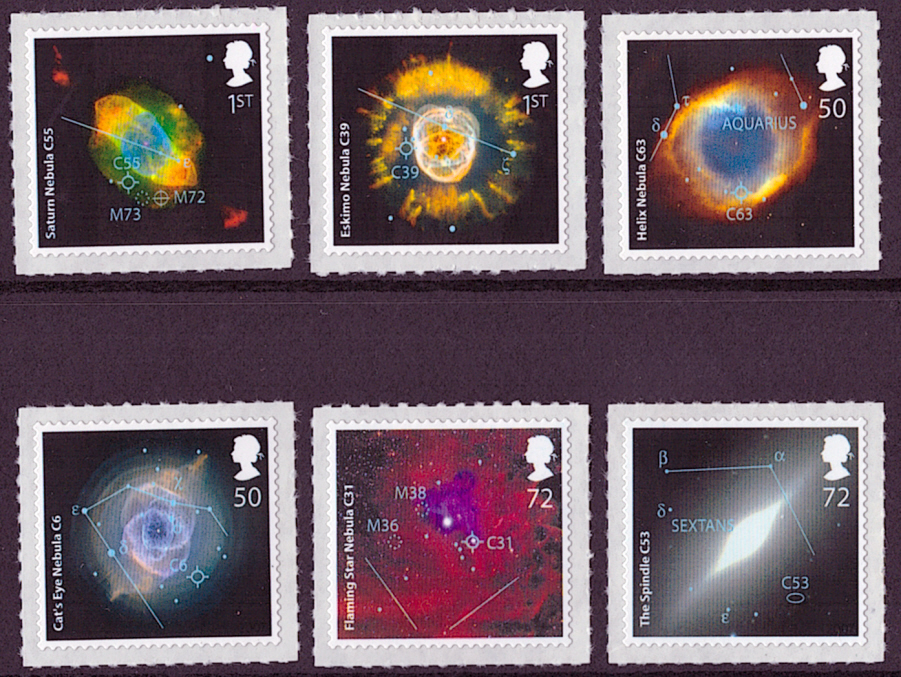 (image for) SG2709 / 14 2007 The Sky At Night unmounted mint set of 6 - Click Image to Close