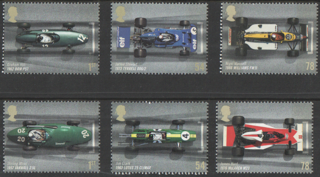 (image for) SG2744 / 49 2007 Grand Prix Racing Cars unmounted mint set of 6