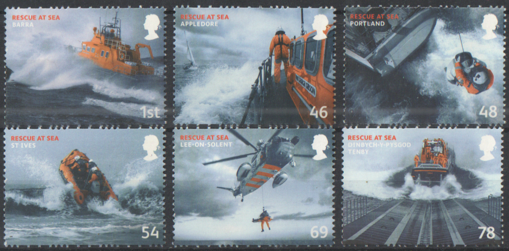 (image for) SG2825 / 30 2008 Rescue At Sea unmounted mint set of 6 - Click Image to Close