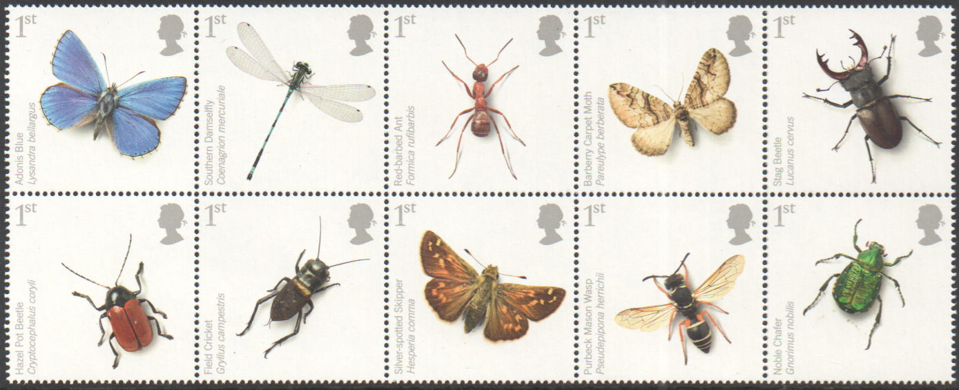 (image for) SG2831 / 40 2008 Insects unmounted mint set of 10