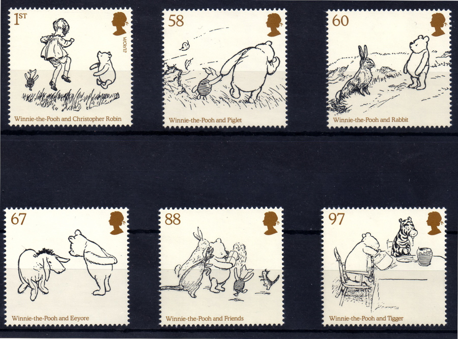 SG3121 / 26 2010 Winnie The Pooh unmounted mint set of 6