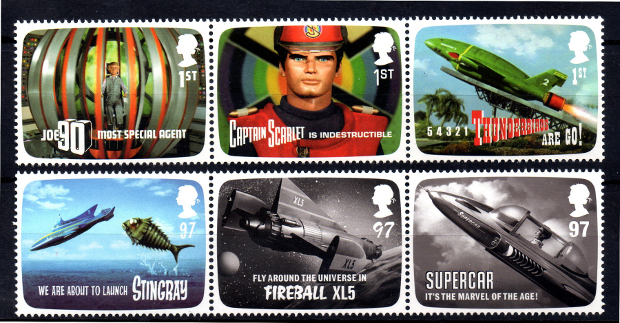 SG3136 / 41 2011 Gerry Anderson unmounted mint set of 6