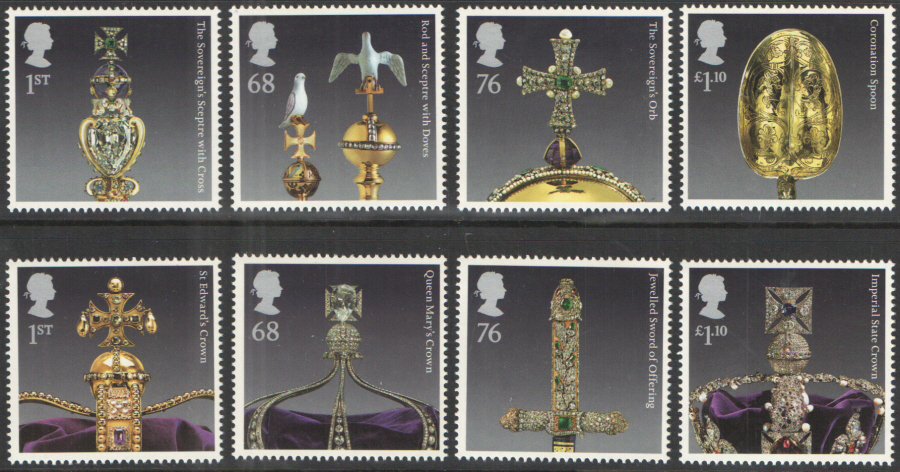 (image for) SG3207 / 14 2011 Crown Jewels unmounted mint set of 8 - Click Image to Close