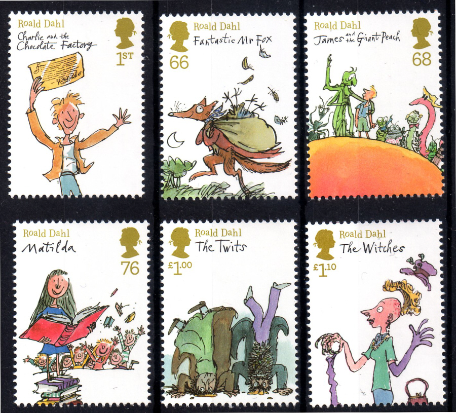 (image for) SG3254 / 59 2012 Roald Dahl unmounted mint set of 6 - Click Image to Close