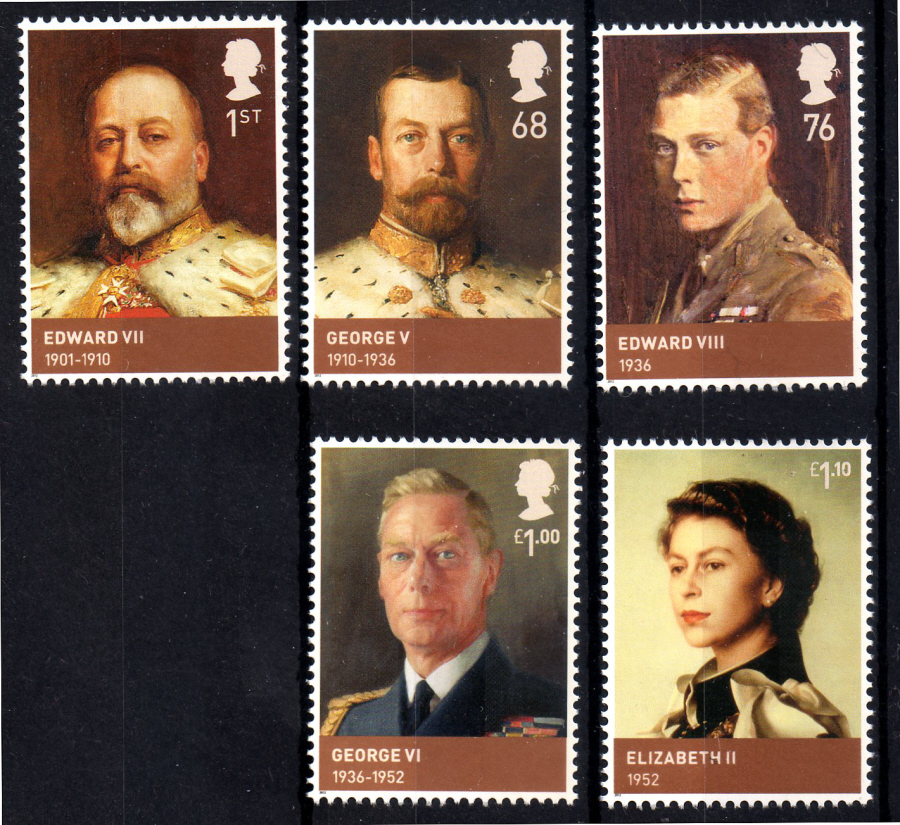 (image for) SG3265 / 69 2012 House of Windsor unmounted mint set of 5