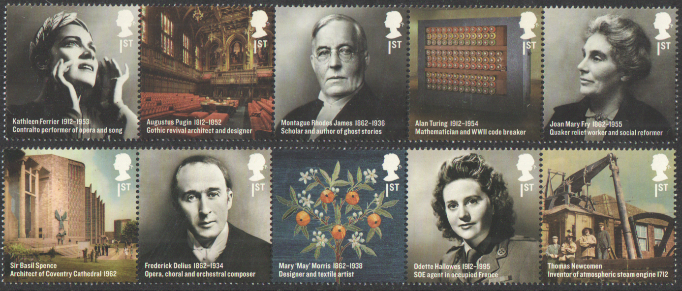 (image for) SG3273 / 82 2012 Britons Of Distinction unmounted mint set of 10 - Click Image to Close