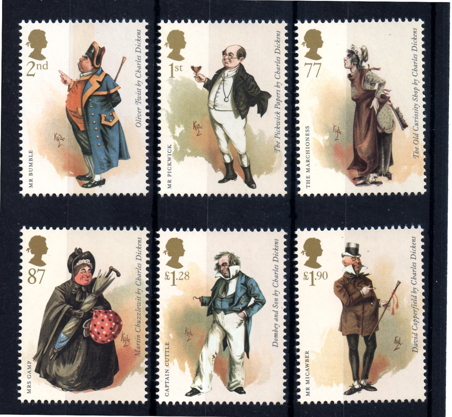 (image for) SG3330 / 35 2012 Charles Dickens unmounted mint set of 6
