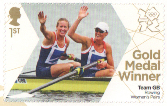 (image for) SG3342 Glover & Stanning London 2012 Olympic Gold Medal Winner stamp