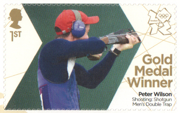 (image for) SG3345 Peter Wilson London 2012 Olympic Gold Medal Winner stamp