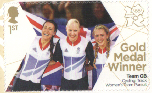 (image for) SG3352 King, Rowsell & Trott London 2012 Olympic Gold Medal Winner stamp