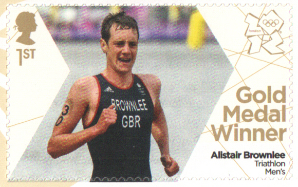 (image for) SG3360 Alistair Brownlee London 2012 Olympic Gold Medal Winner stamp