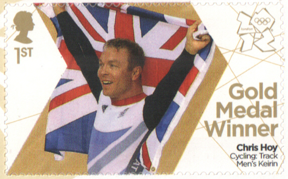 (image for) SG3363 Chris Hoy London 2012 Olympic Gold Medal Winner stamp - Click Image to Close