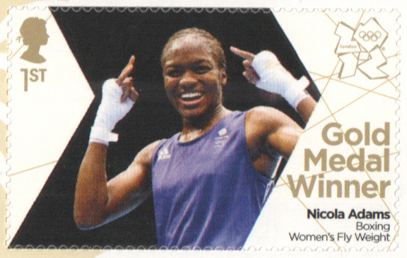 (image for) SG3365 Nicola Adams London 2012 Olympic Gold Medal Winner stamp - Click Image to Close