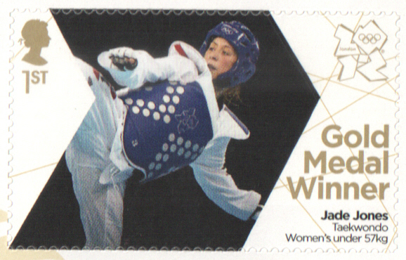 (image for) SG3366 Jade Jones London 2012 Olympic Gold Medal Winner stamp - Click Image to Close