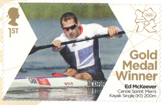 (image for) SG3367 Ed McKeever London 2012 Olympic Gold Medal Winner stamp