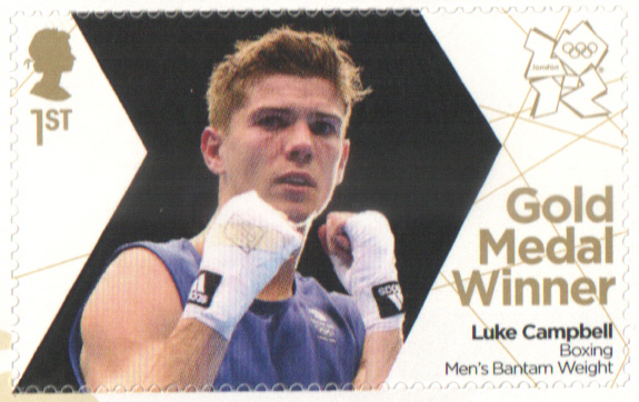 (image for) SG3369 Luke Campbell London 2012 Olympic Gold Medal Winner stamp - Click Image to Close