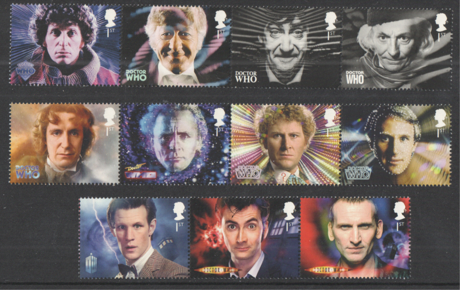 (image for) SG3437 / 47 2013 Doctor Who unmounted mint set of 11 - Click Image to Close