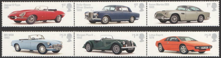 (image for) SG3512 / 17 2013 British Auto Legends unmounted mint set of 6