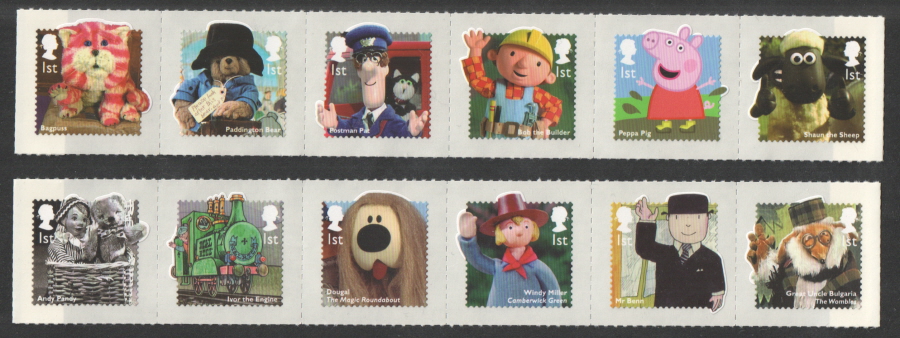(image for) SG3552 / 63 2014 Children's Television unmounted mint set of 12 - Click Image to Close