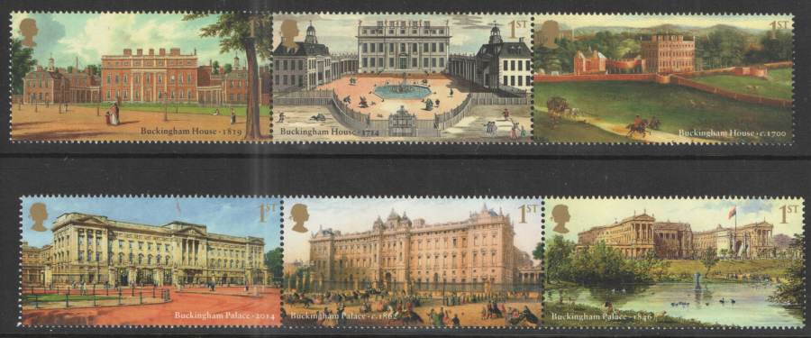 (image for) SG3589 / 94 2014 Buckingham Palace unmounted mint set of 6 - Click Image to Close