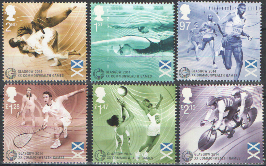 (image for) SG3619 / 24 2014 Commonwealth Games unmounted mint set of 6