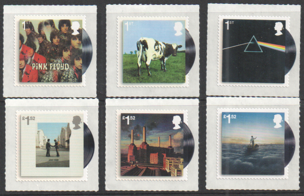 (image for) SG3849 / 54 2016 Pink Floyd unmounted mint set of 6