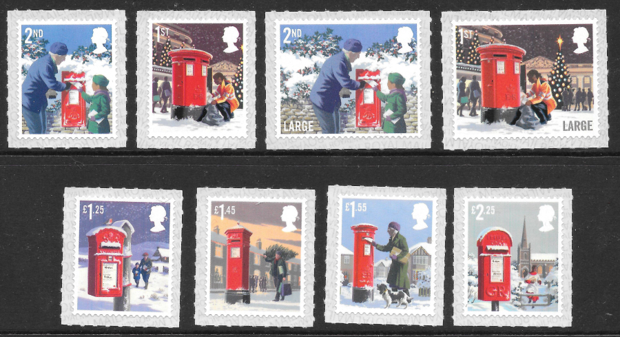 (image for) SG4154 / 61 2018 Christmas unmounted mint set of 8 - Click Image to Close