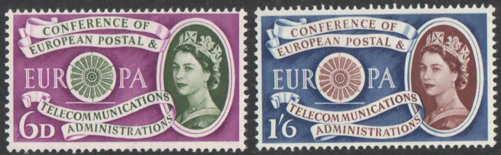 SG621 / 622 1960 Europa unmounted mint set of 2