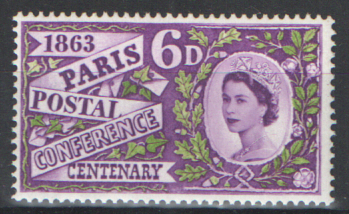 SG636 1963 Paris Postal Conference (Ordinary) unmounted mint