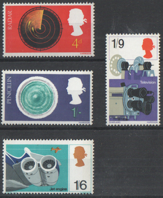 (image for) SG752 / 755 1967 Discovery & Invention unmounted mint set of 4 - Click Image to Close